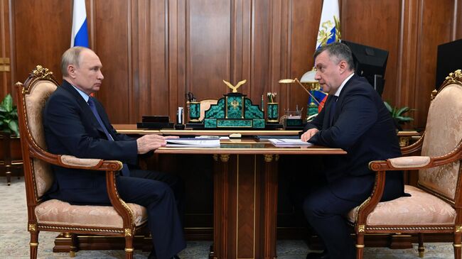 Путин поддержал намерение главы Приангарья Кобзева идти на выборы